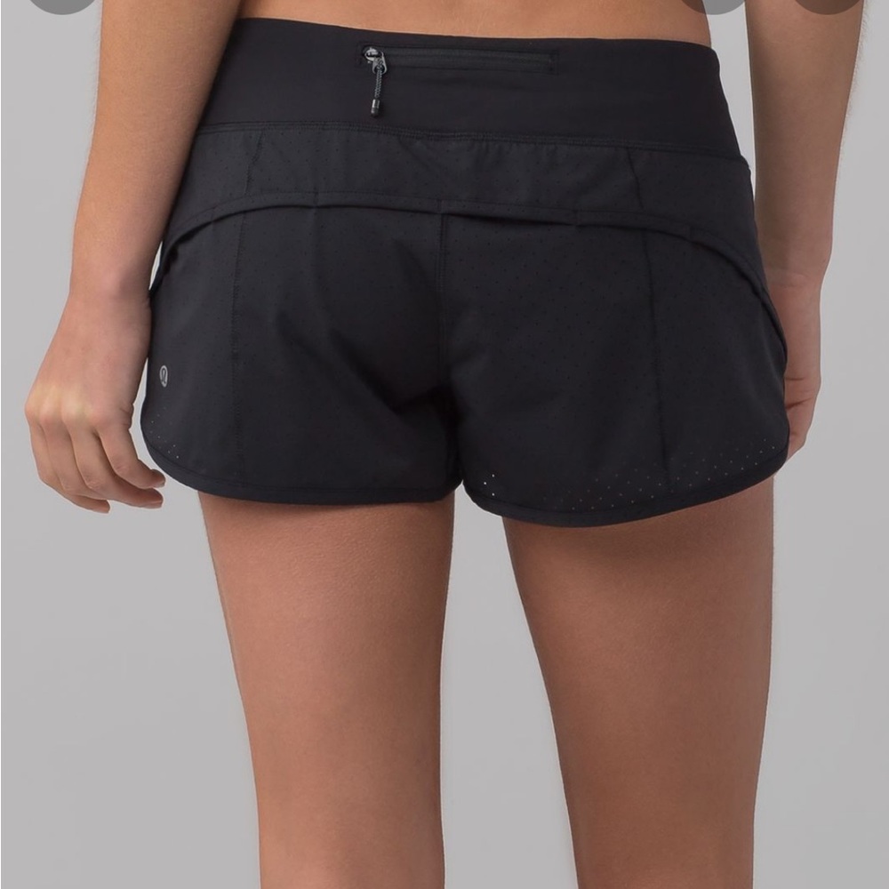 Lululemon Speed Shorts Black